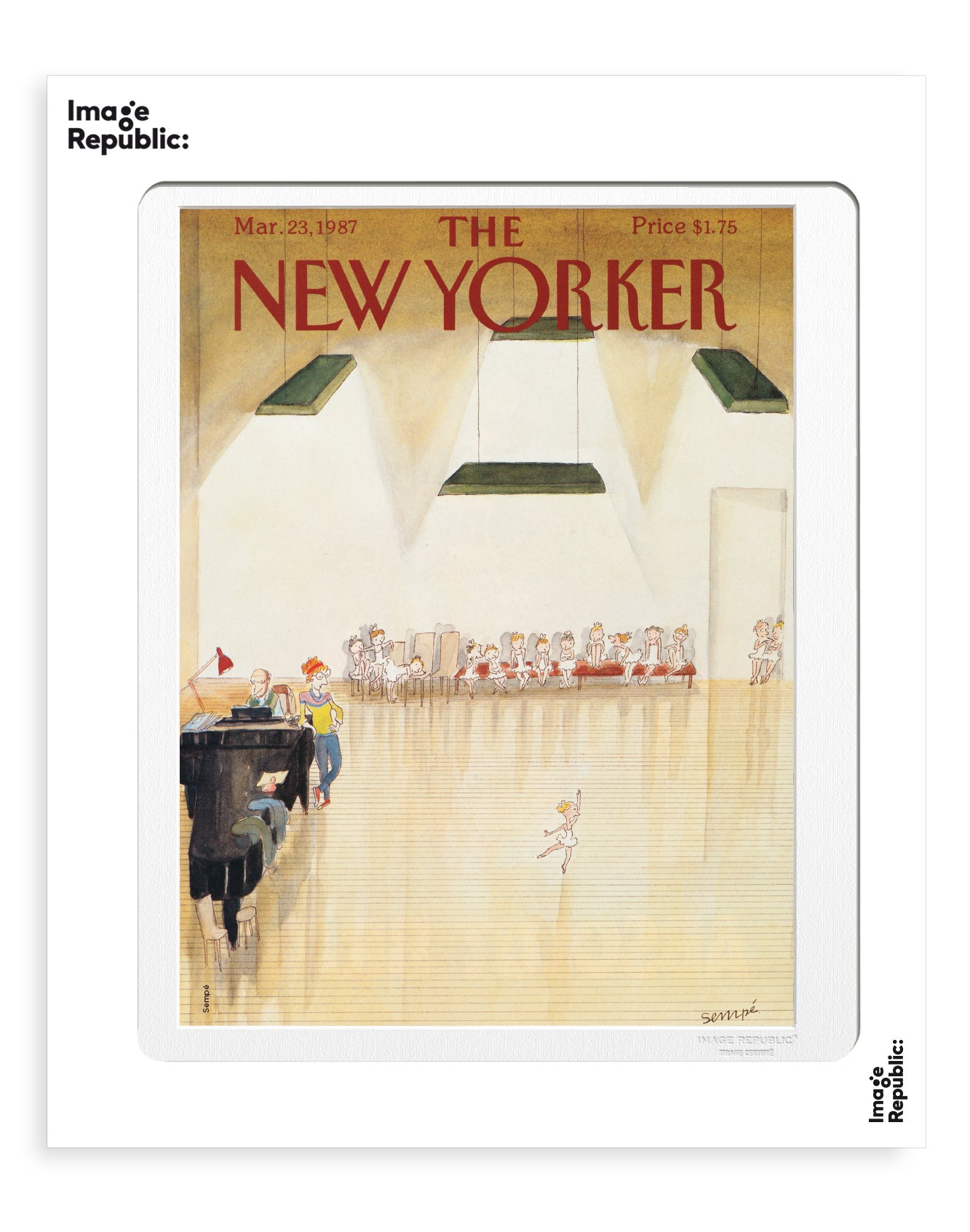 POSTER 30/40 THE NEWYORKER 40 SEMPE AUDITION