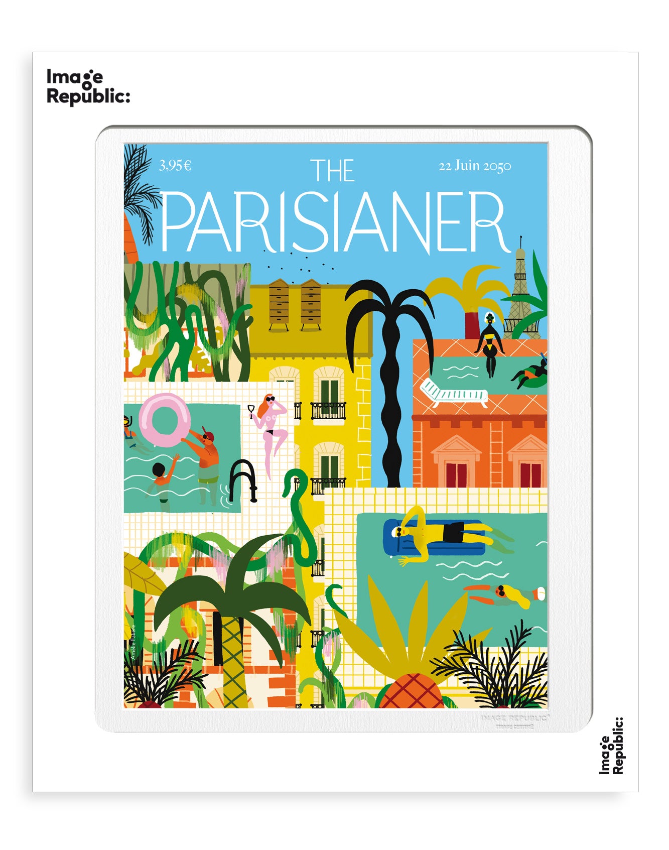 POSTER 56/76 THE PARISIANER UTOPIE 2050 N01 FALIERE