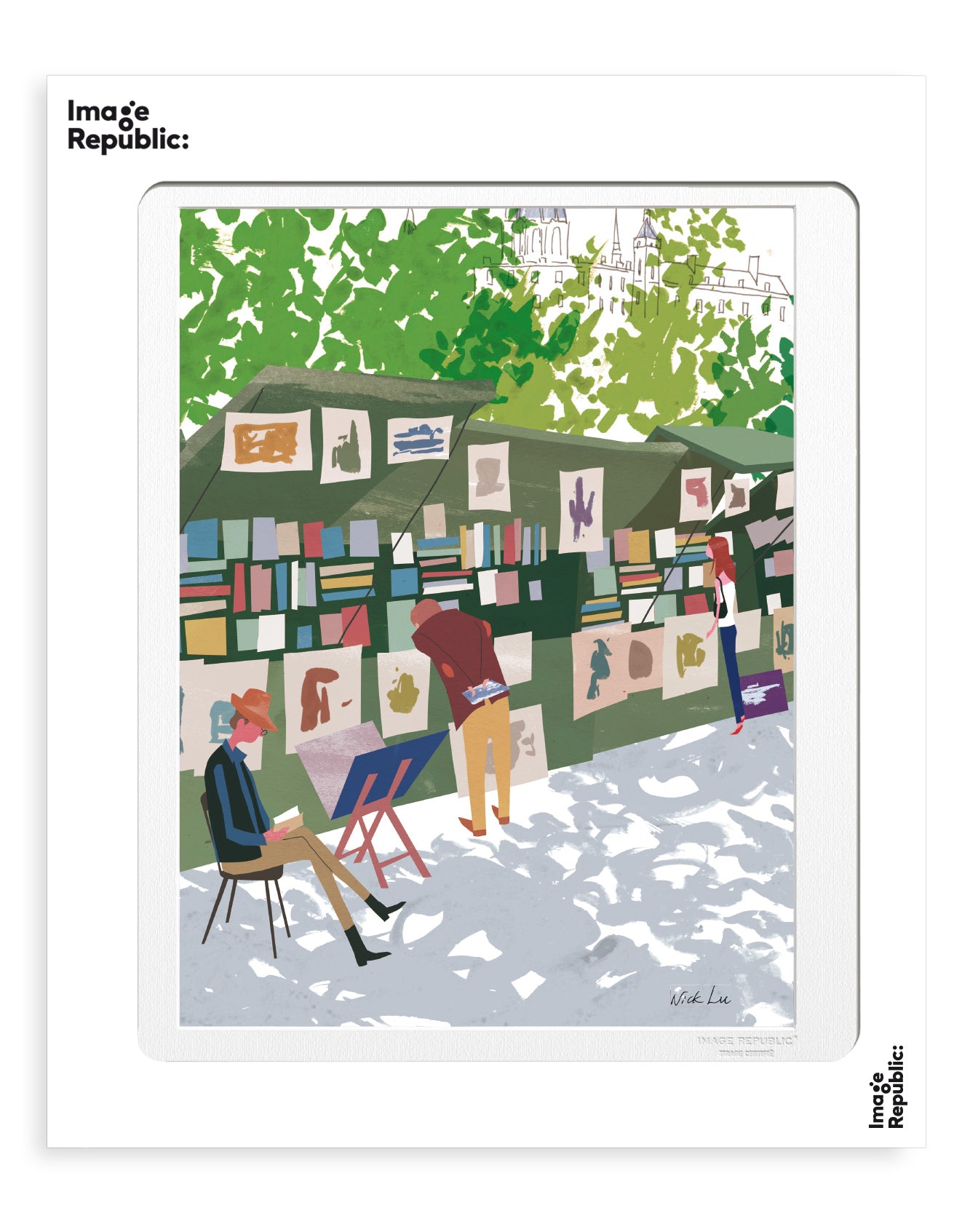 POSTER 30/40 WLPP PARIS BOUQUINISTES