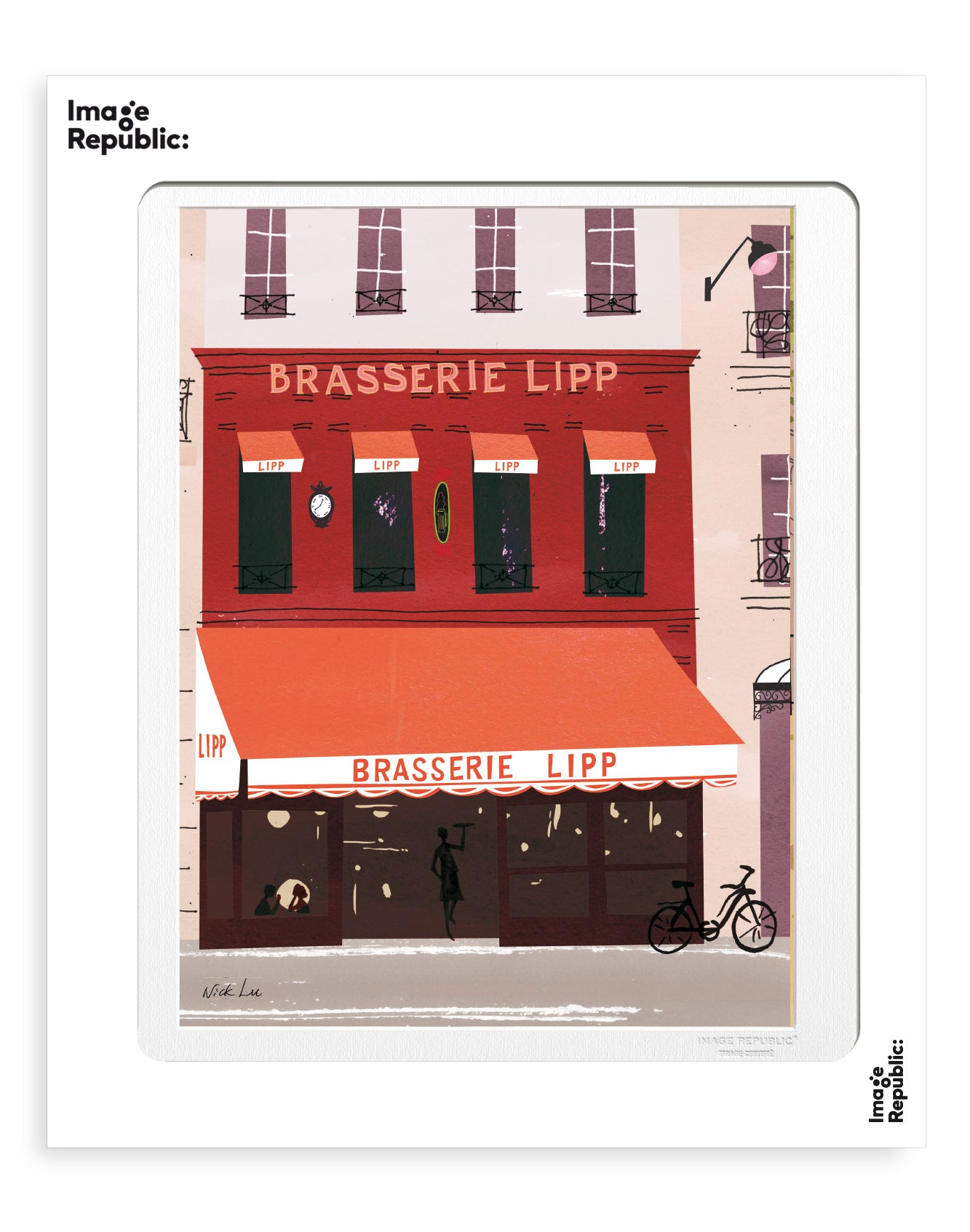 POSTER 30/40 WLPP BRASSERIE LIPP