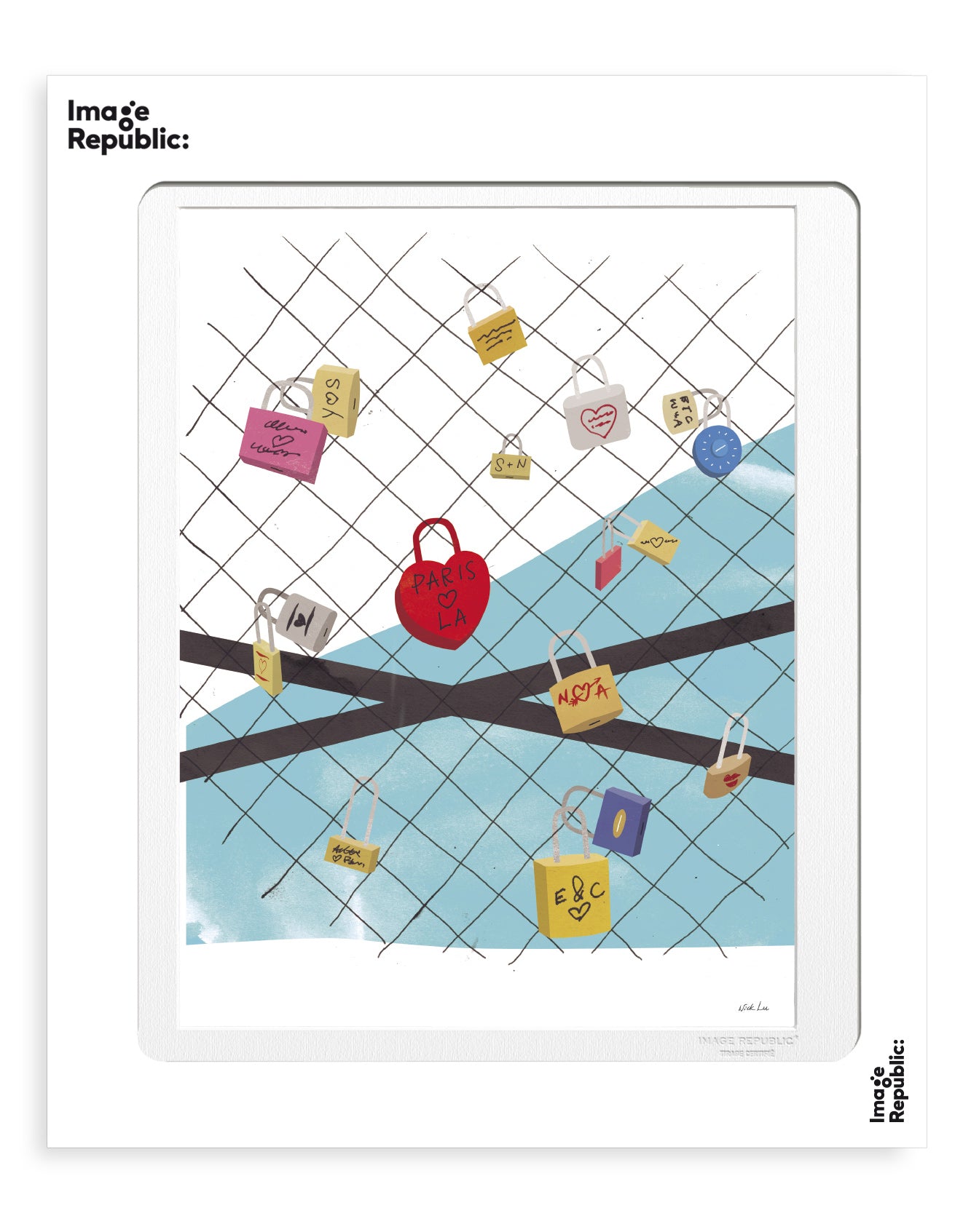 POSTER 30/40 WLPP LOVE LOCKS