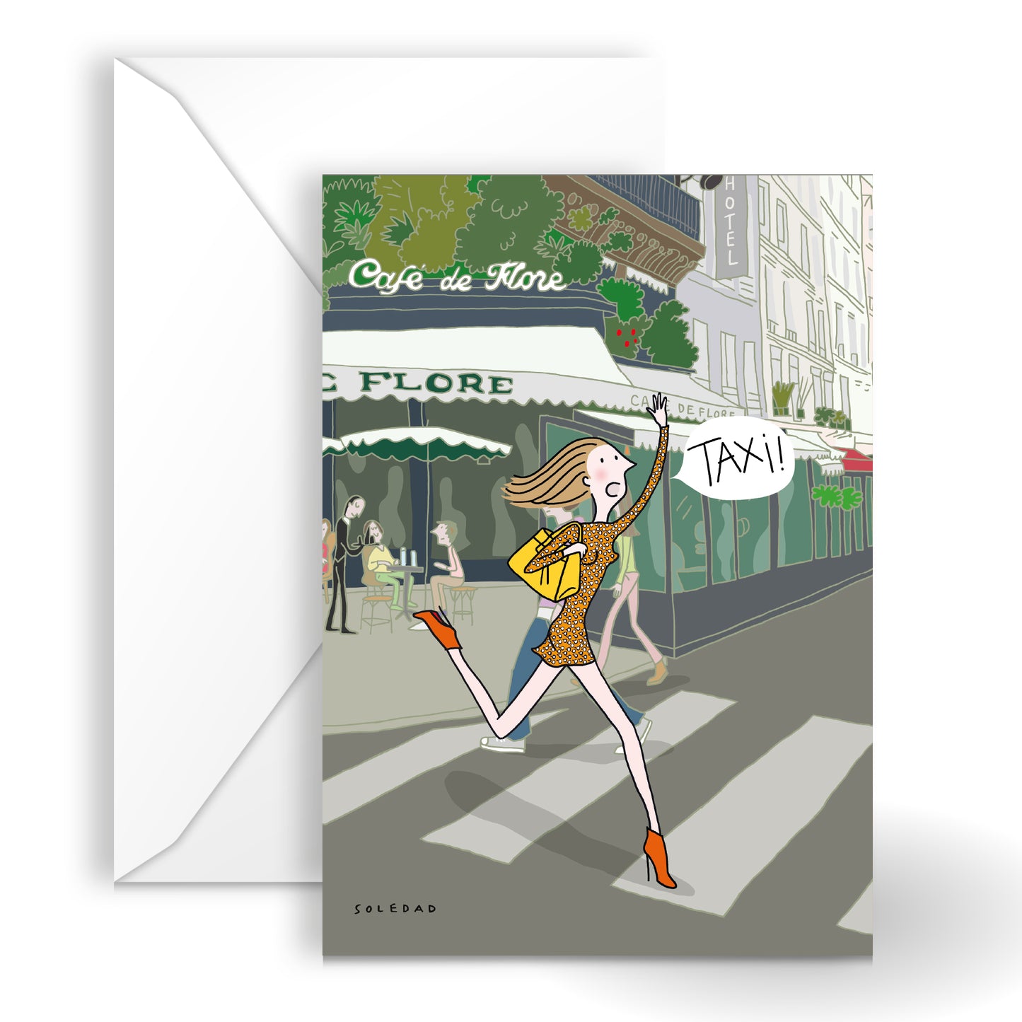 CARTE POSTALE SOLEDAD PARIS SAINT-GERMAIN