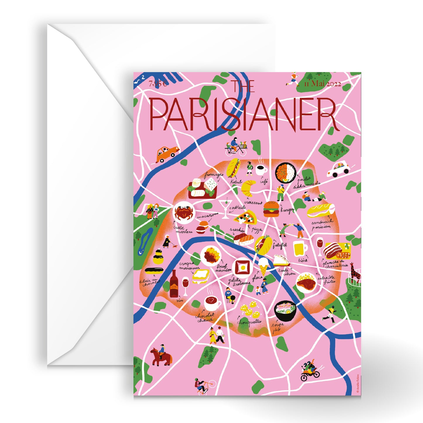 CARTE POSTALE THE PARISIANER FALIERE
