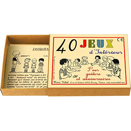 40 JEUX D'INTERIEUR