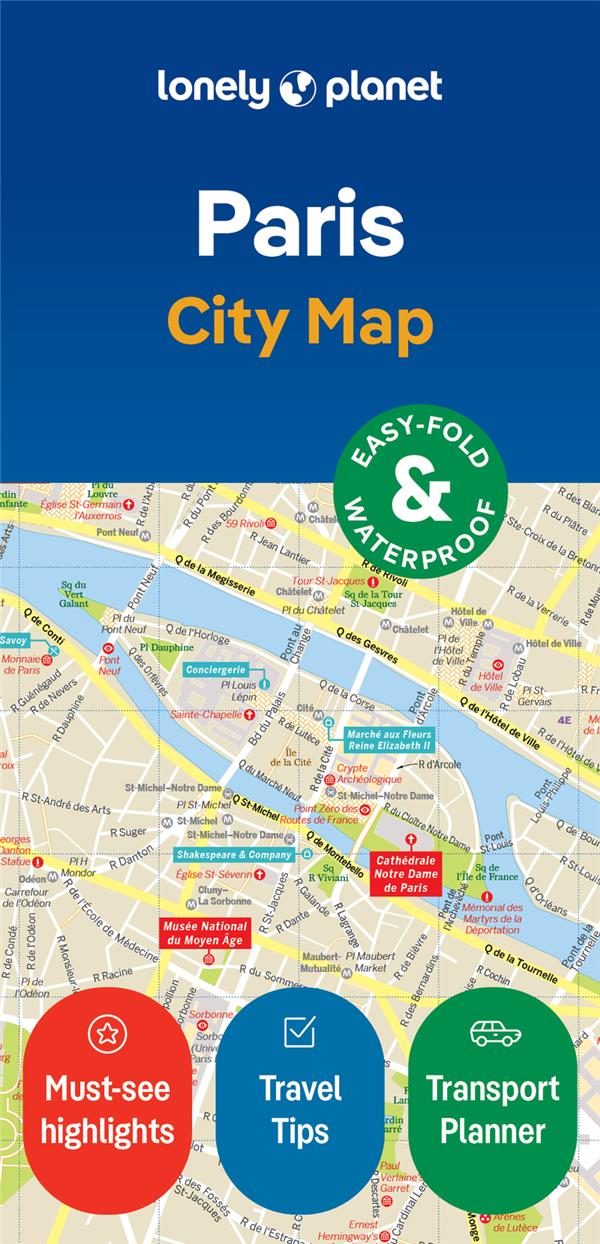 PARIS CITY MAP 2ED -ANGLAIS-