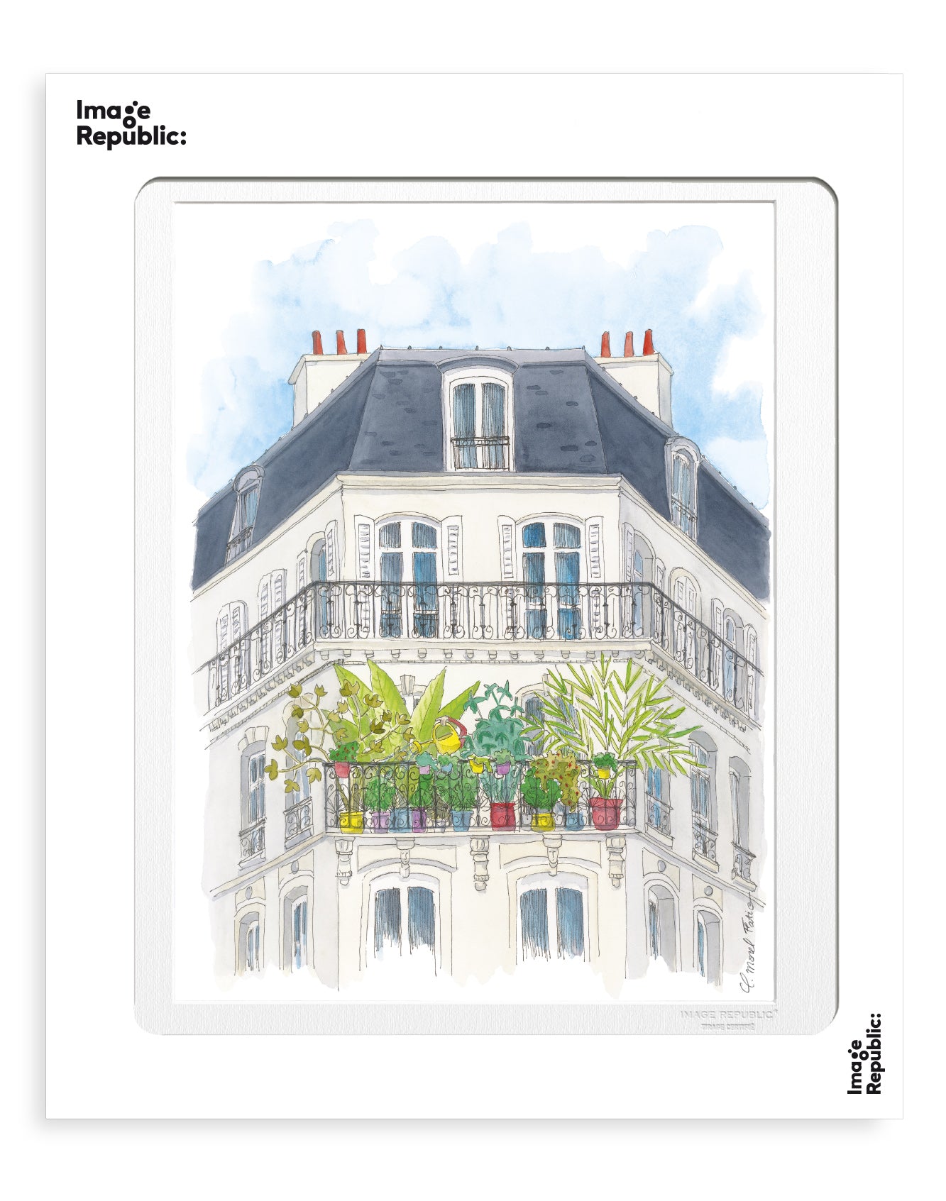 POSTER 30/40 CLAIRE MOREL FATIO 41 MA FORET
