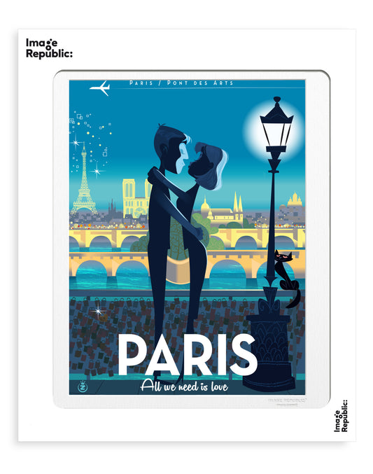 POSTER 30/40 MONSIEUR Z PARIS LOVE