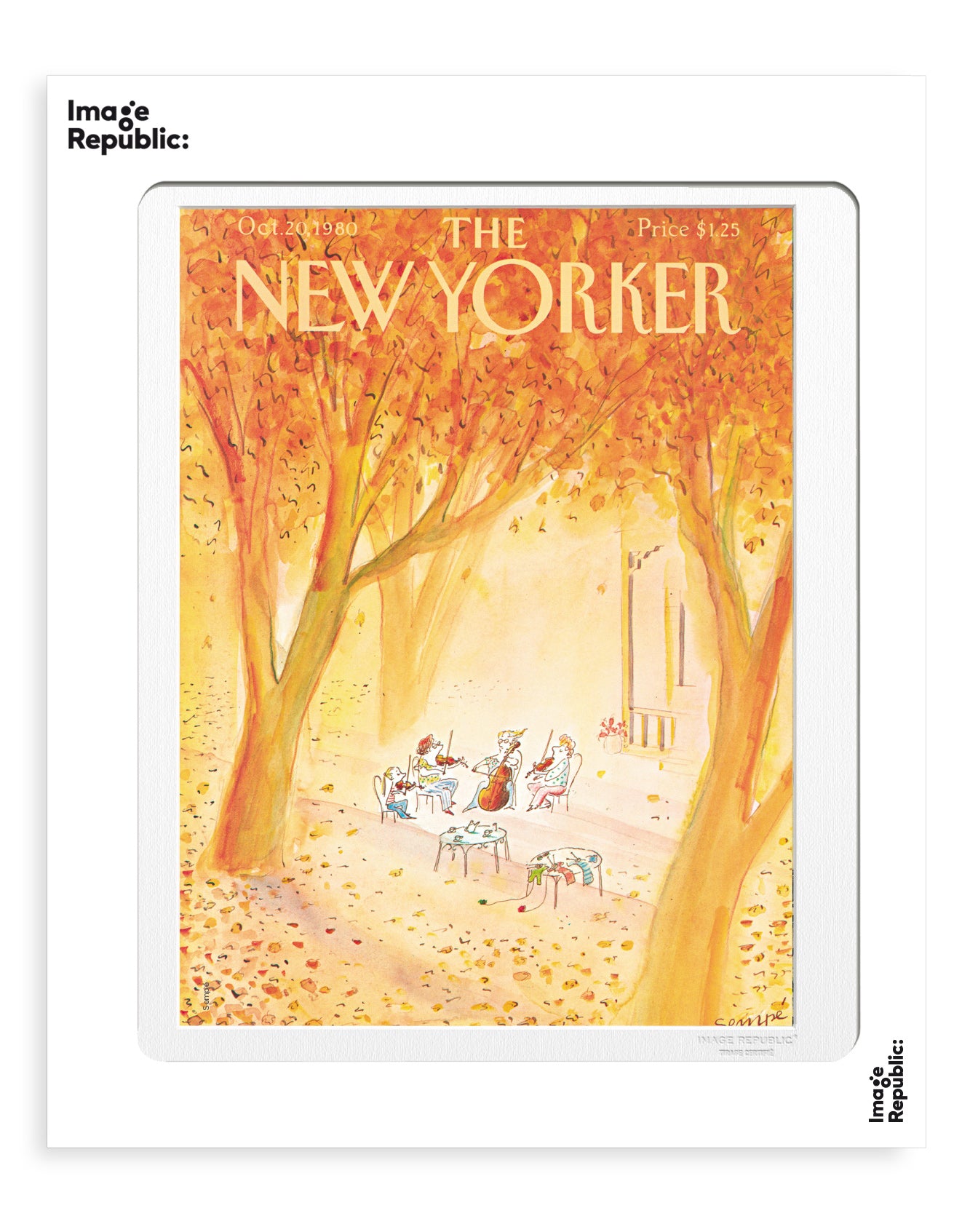 POSTER 30/40 THE NEWYORKER 118 SEMPE STRING INSTRUMENTS