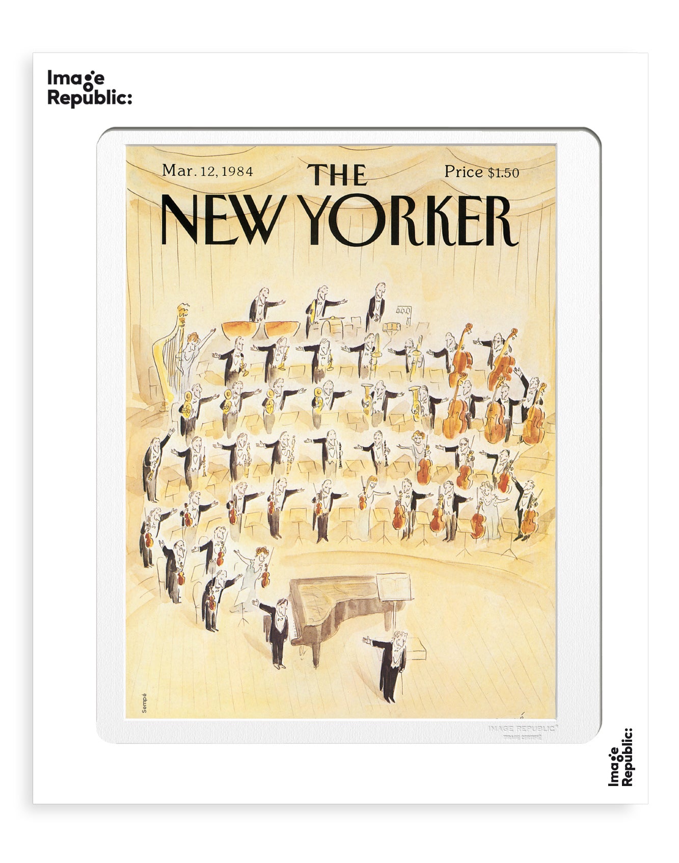 POSTER 30/40 THE NEWYORKER 36 SEMPE ORCHESTRE