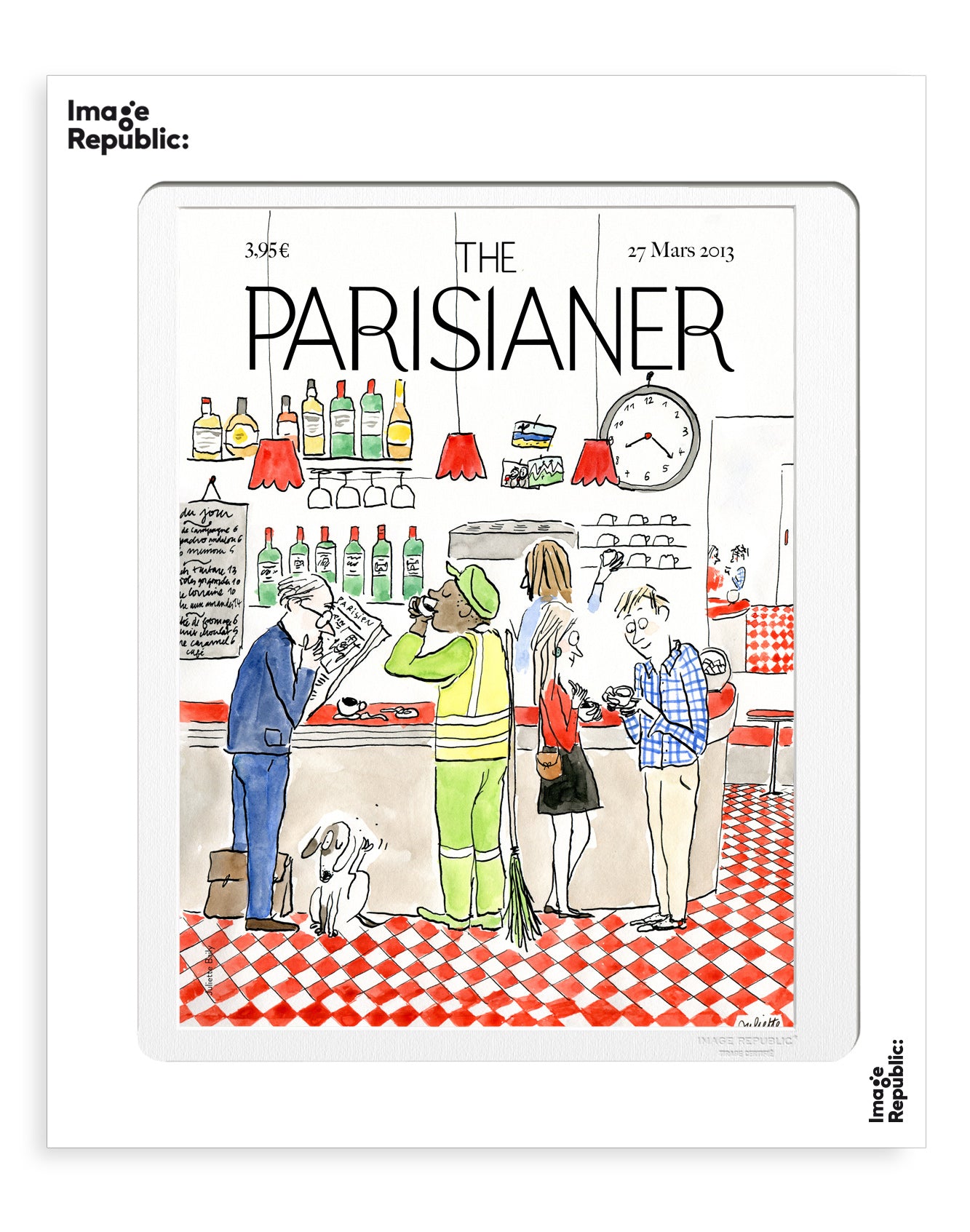 POSTER 30/40 THE PARISIANER N22 BAILY