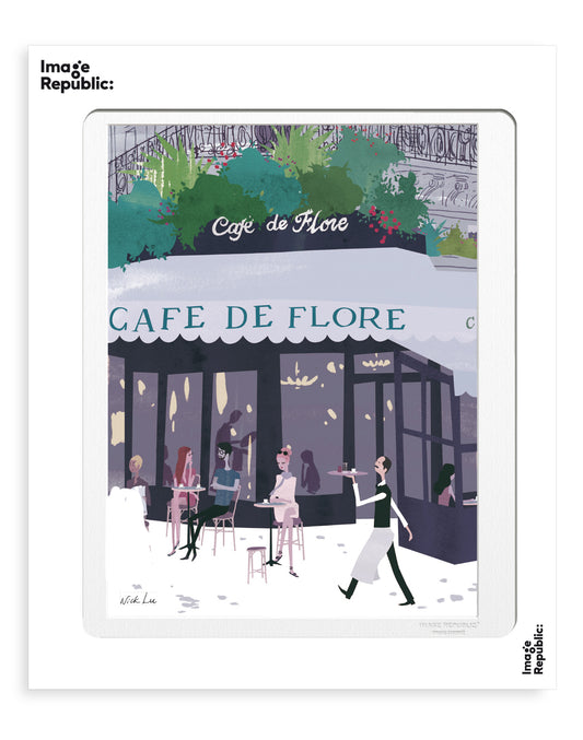 POSTER 30/40 WLPP CAFE DE FLORE