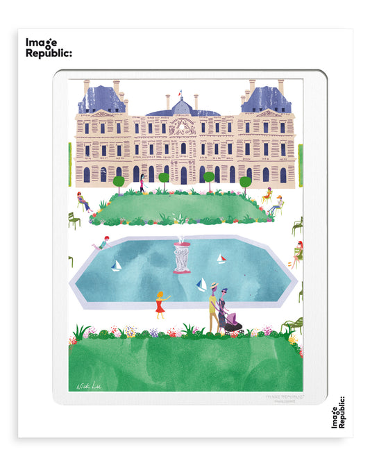POSTER 30/40 WLPP JARDIN LUXEMBOURG