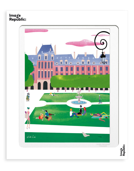 POSTER 30/40 WLPP PARIS PLACE DES VOSGES