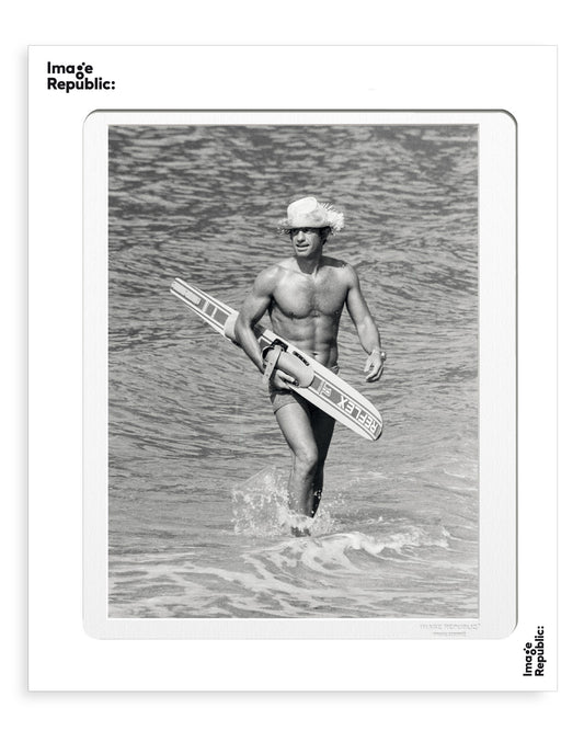 POSTER 40/50 LA GALERIE PHOTO JP BELMONDO SKI NAUTIQUE