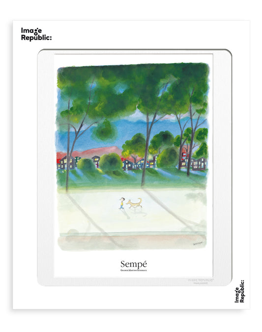 CHIEN ENFANT - 30X40 CM