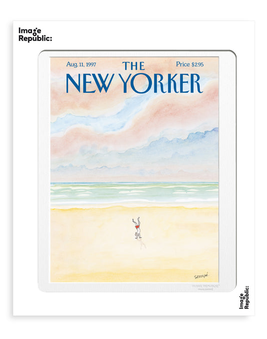 POSTER 40/50 SEMPE THE NEWYORKER 134 SEMPE MAN DOING A HANDSTAND