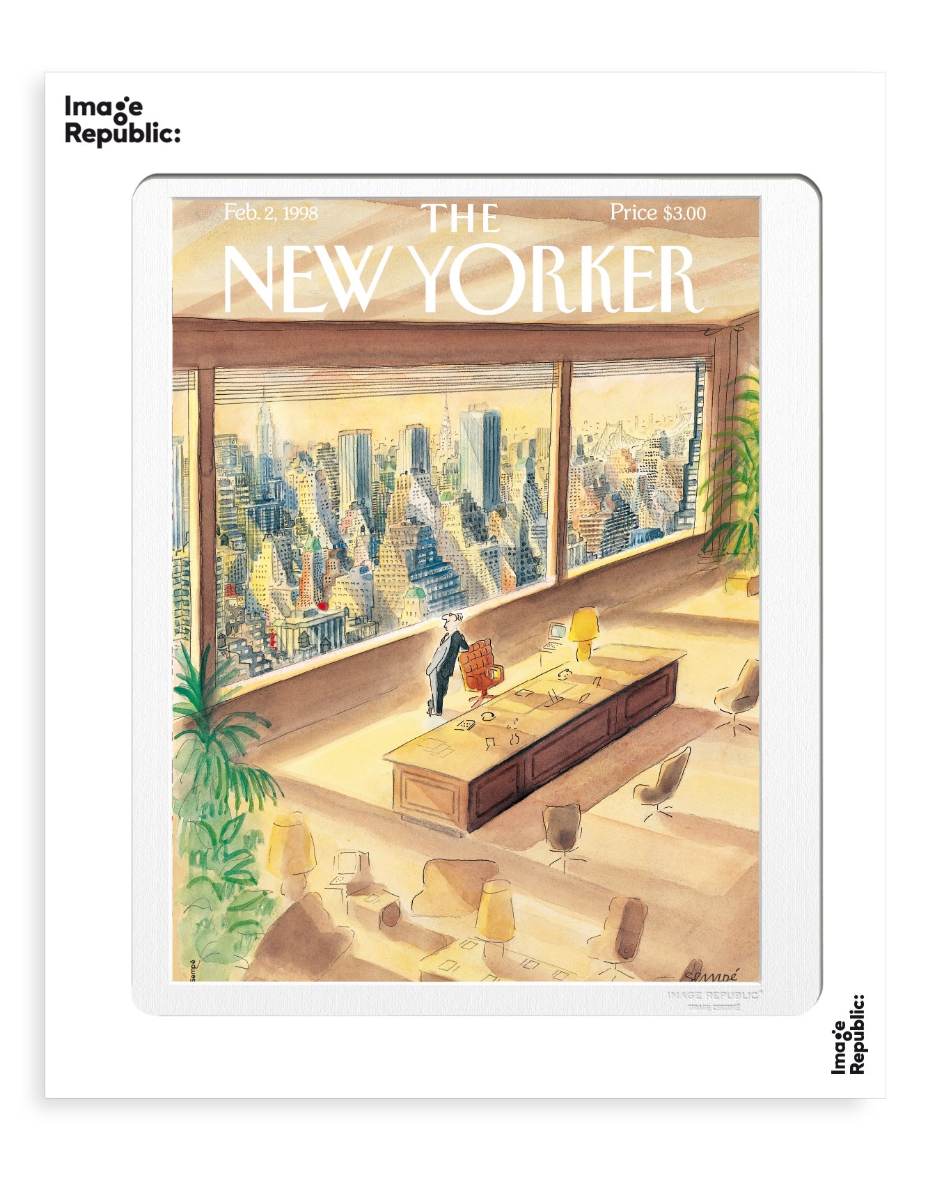 POSTER 40/50 THE NEW YORKER 189 SEMPE VUE NY