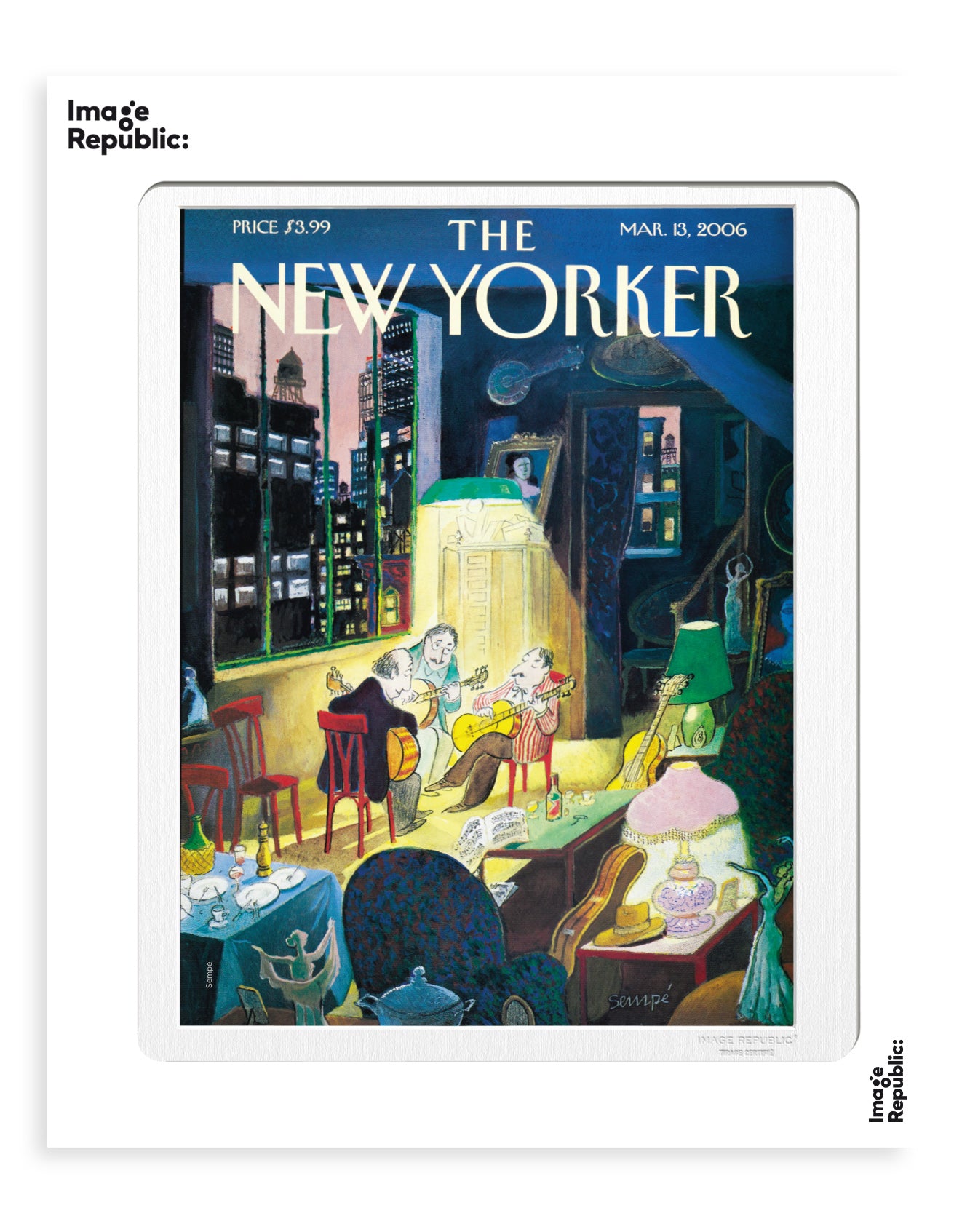 POSTER 40/50 THE NEW YORKER 228 SEMPE CAT SLEEPING BY THE WINDOW
