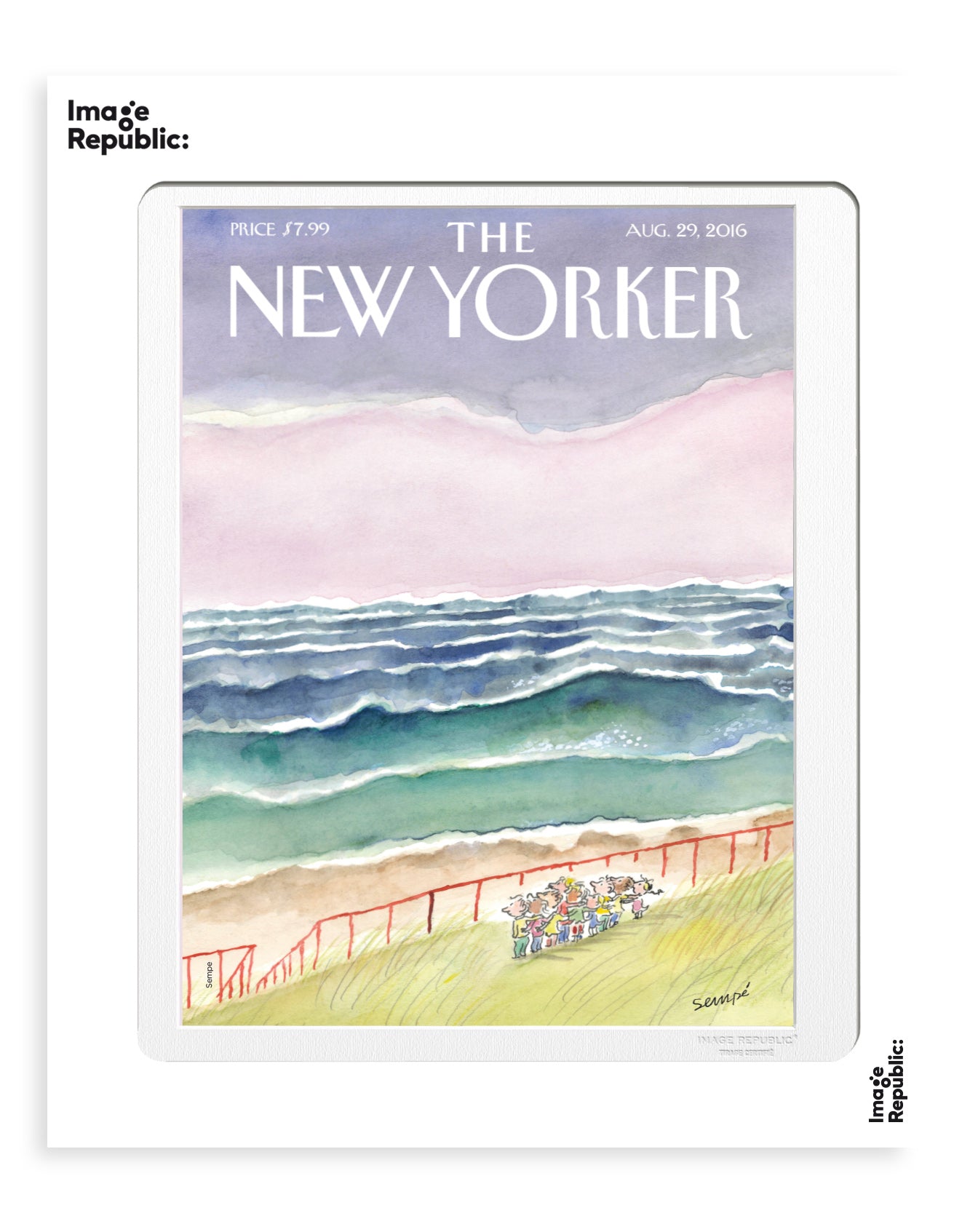 POSTER 40/50 THE NEW YORKER 229 SEMPE WAVES 2