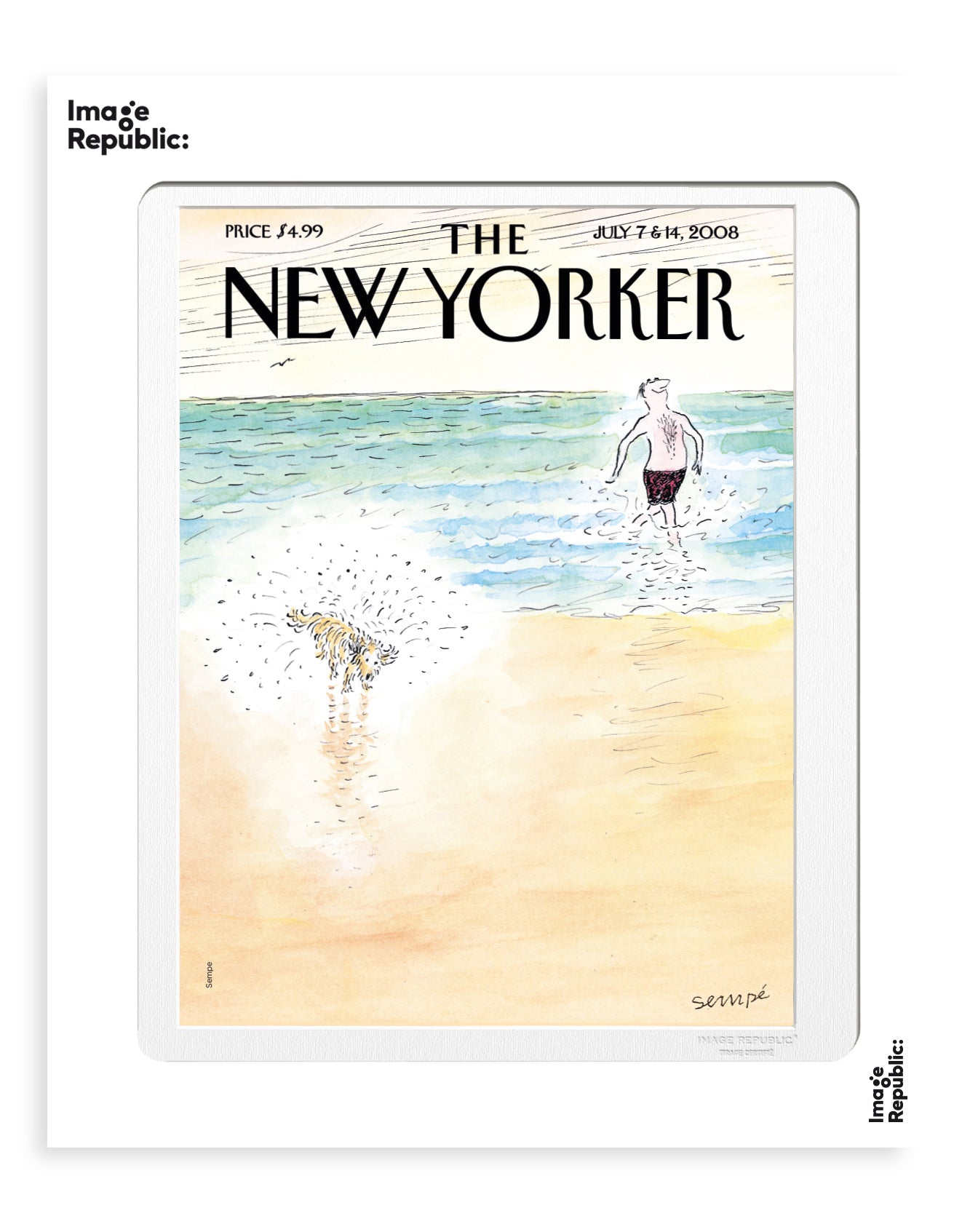 POSTER 40/50 THE NEW YORKER 230 SEMPE FIRST BATH