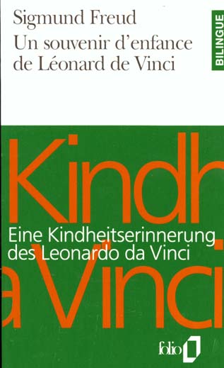 UN SOUVENIR D'ENFANCE DE LEONARD DE VINCI/EINE KINDHEITSERINNERUNG DES LEONARDO DA VINCI