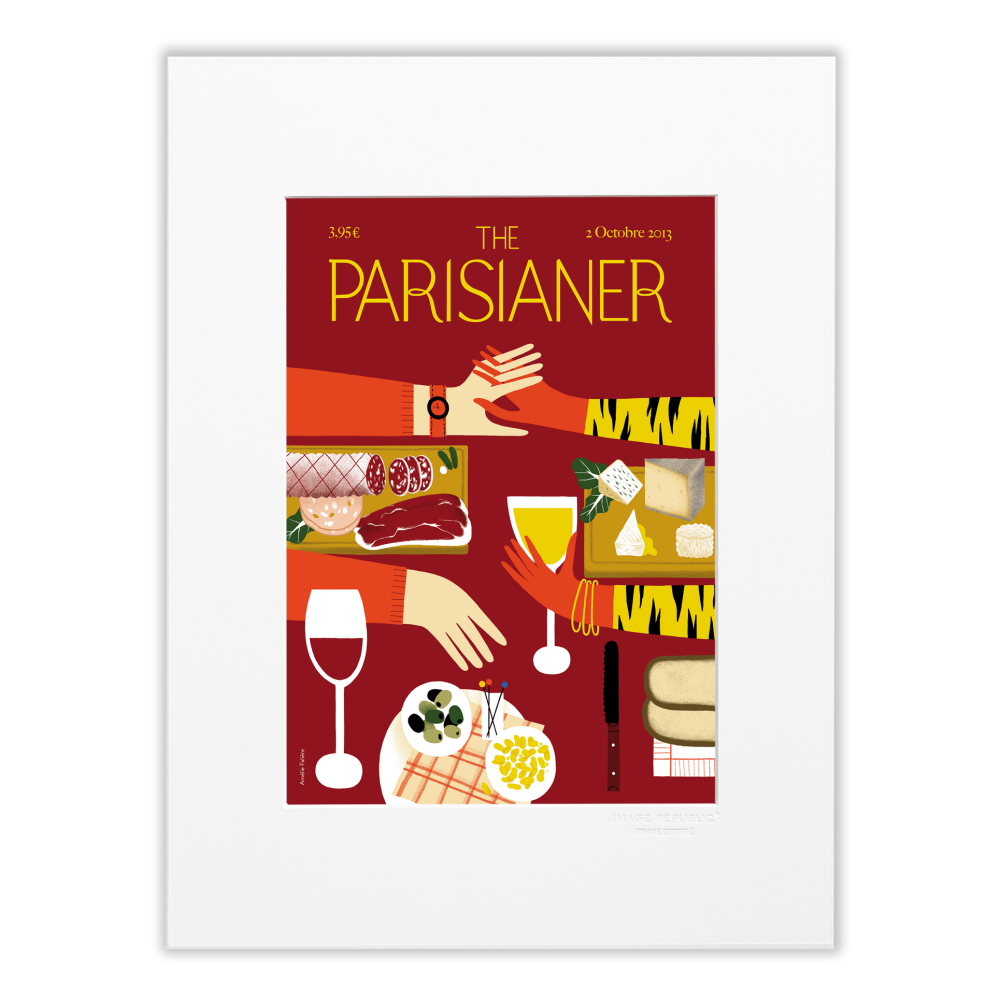 POSTER 30/40 PARISIANER PLAN PARIS FALIERE